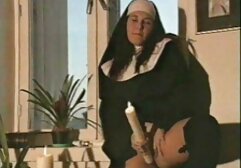 Bitches fucked a friend hot sex mom and son with a huge dildo and filled their asses with chocolate
